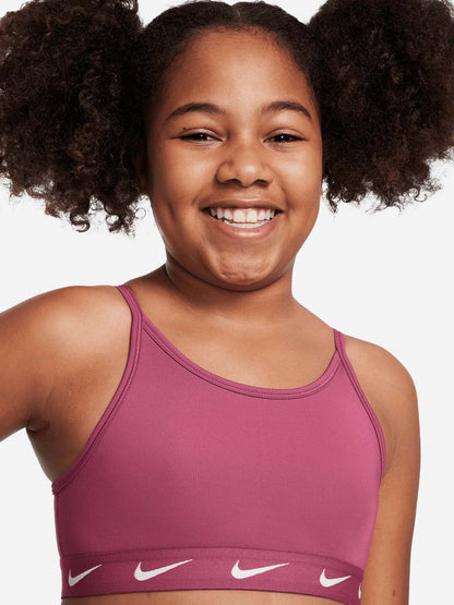 BRA CON SPALLINE SOTTILI NIKE DA BAMBINA PRUGNA