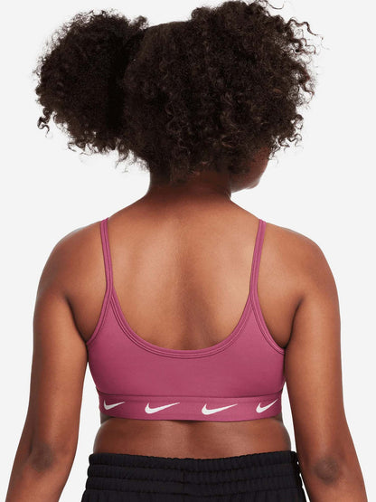 BRA CON SPALLINE SOTTILI NIKE DA BAMBINA PRUGNA