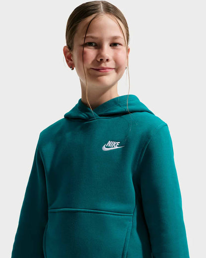 Nike Sportswear Club, felpa da unisex bambino verde