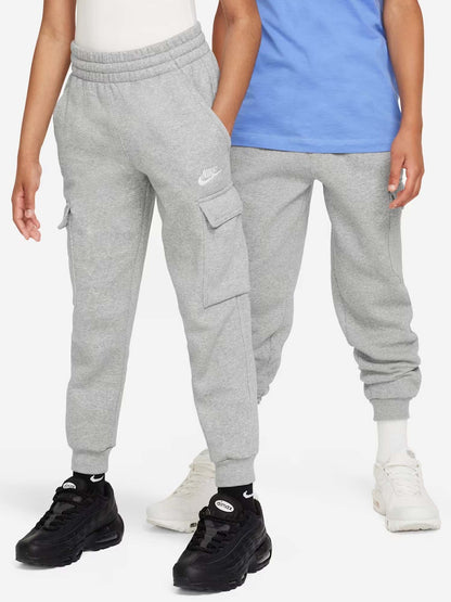Nike Club Fleece, pantalone Unisex bambino grigio