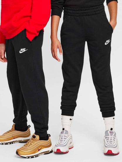 Nike b.pantalone ft pantalone da bambino/a nero-bianco