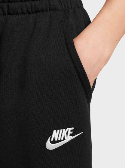 Nike b.pantalone ft pantalone da bambino/a nero-bianco