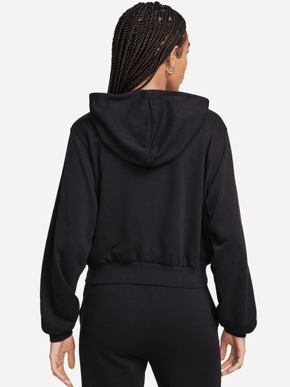 FELPA AMPIA SPORTSWEAR CON CAPPUCCIO NIKE DA DONNA NERO