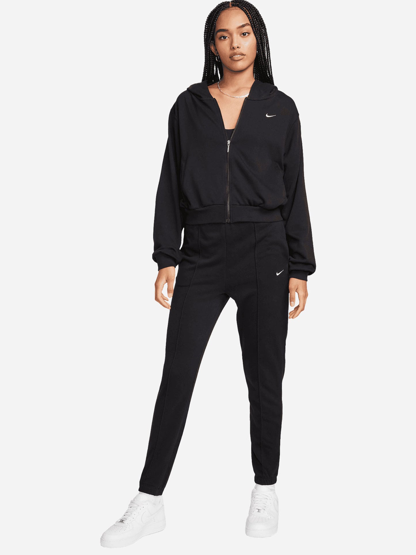 FELPA AMPIA SPORTSWEAR CON CAPPUCCIO NIKE DA DONNA NERO