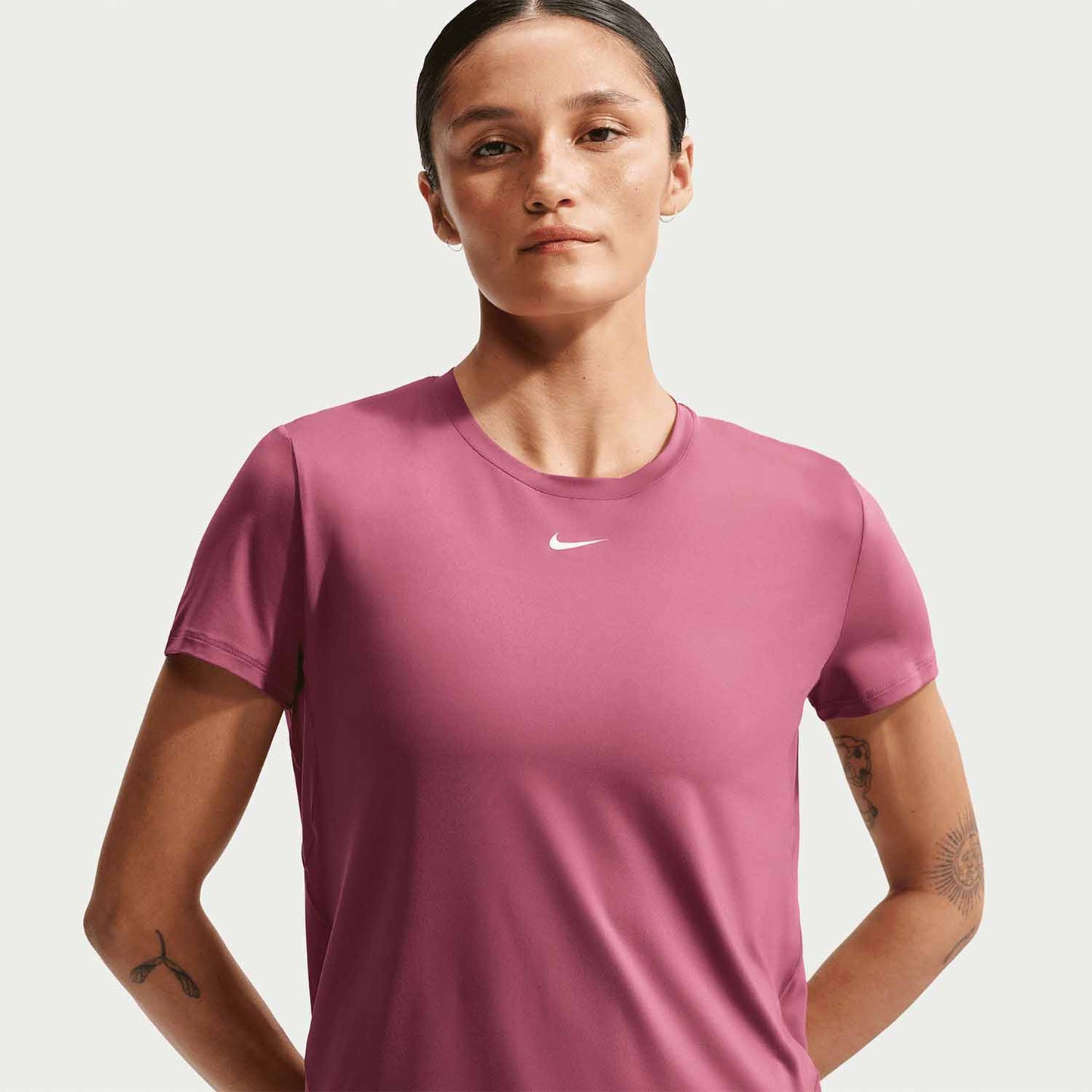 Nike One Classic, t-shirt da donna rosa
