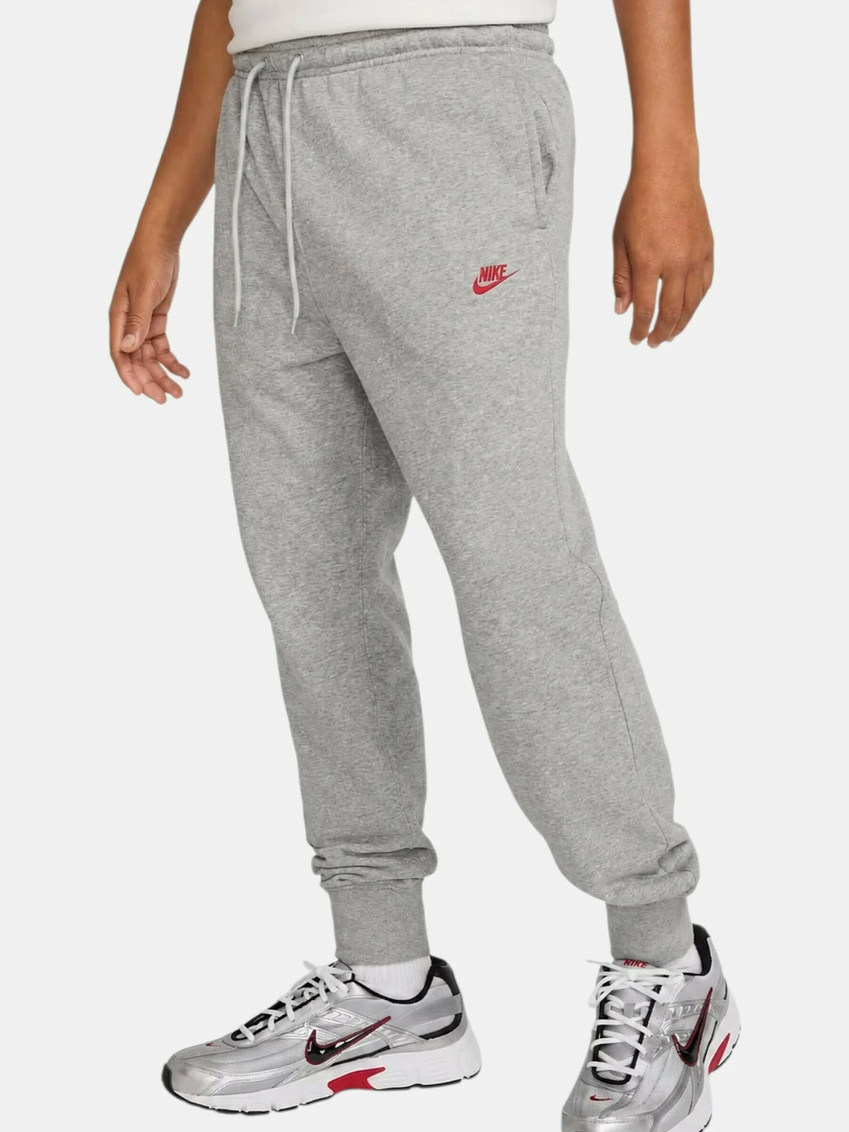 Nike panta club ft pantalone da uomo grigio