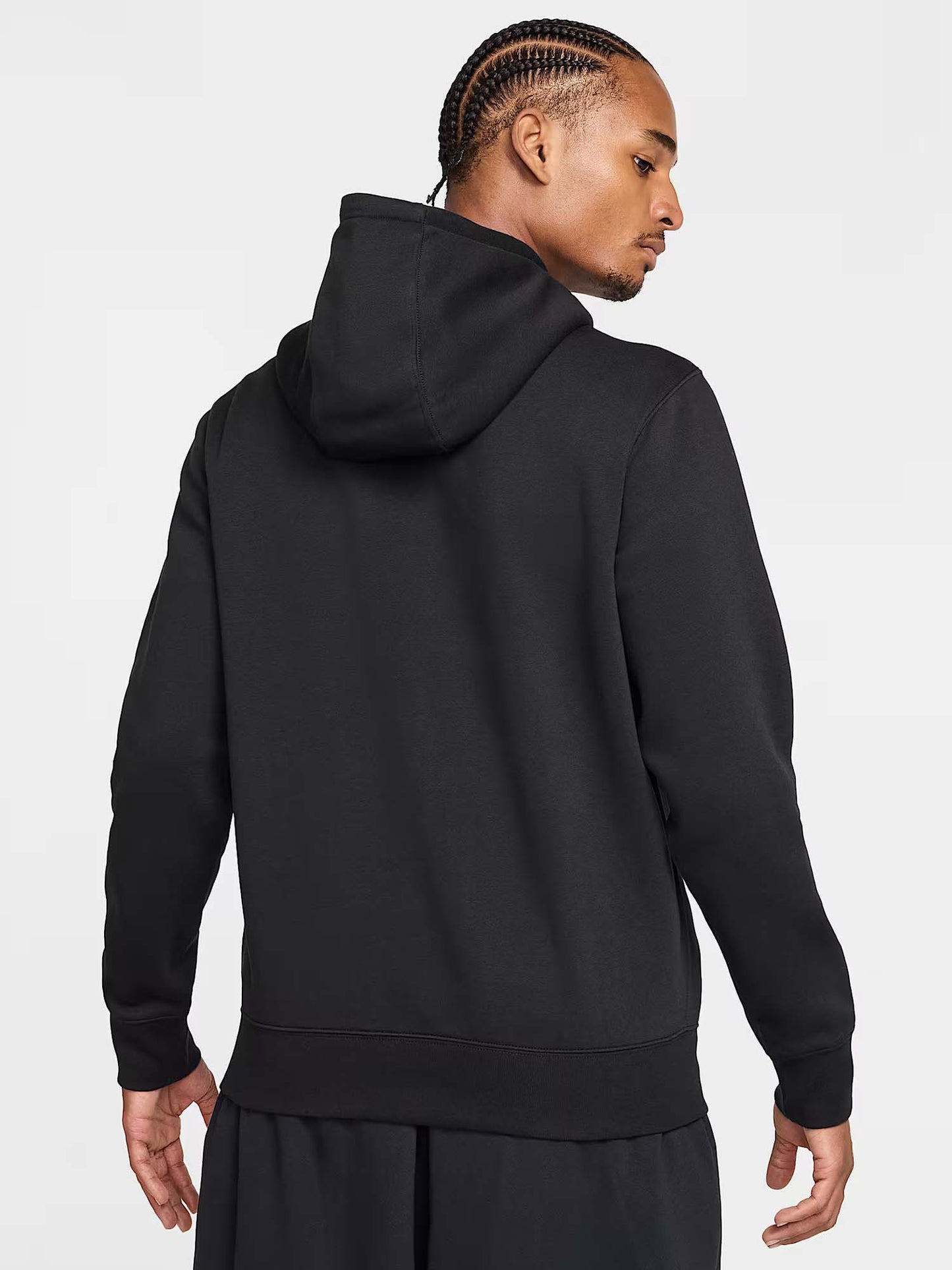 FELPA FULL ZIP CON CAPPUCCIO NIKE DA UOMO NERO
