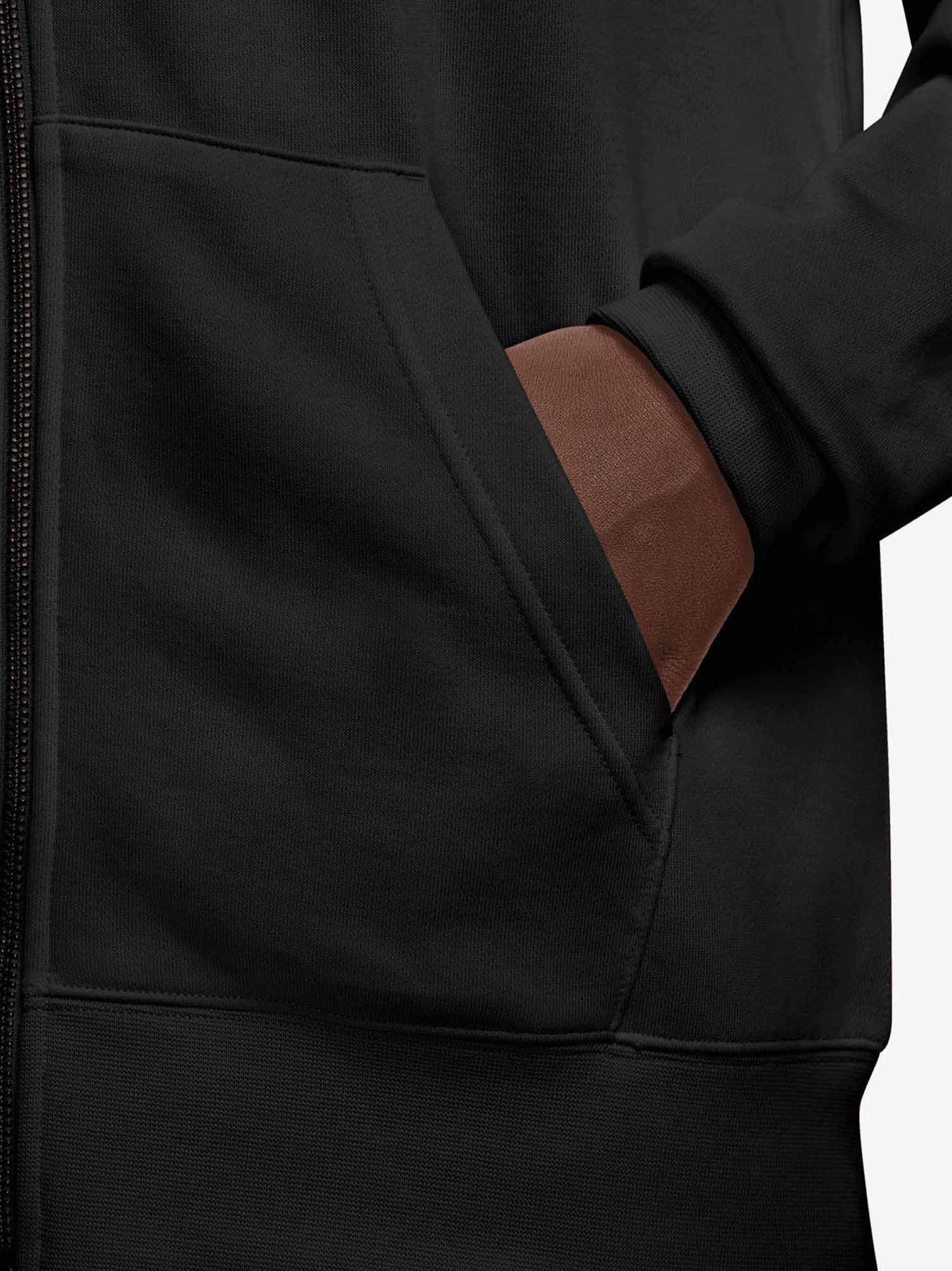 Felpa Nike AA da uomo in nero, stile versatile e comodo