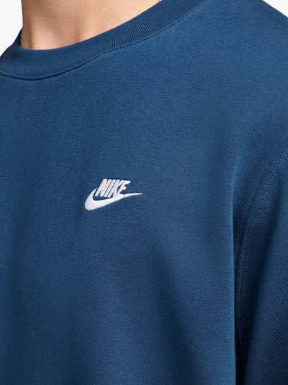 Nike Sportswear Club, felpa girocollo sportiva da uomo blu