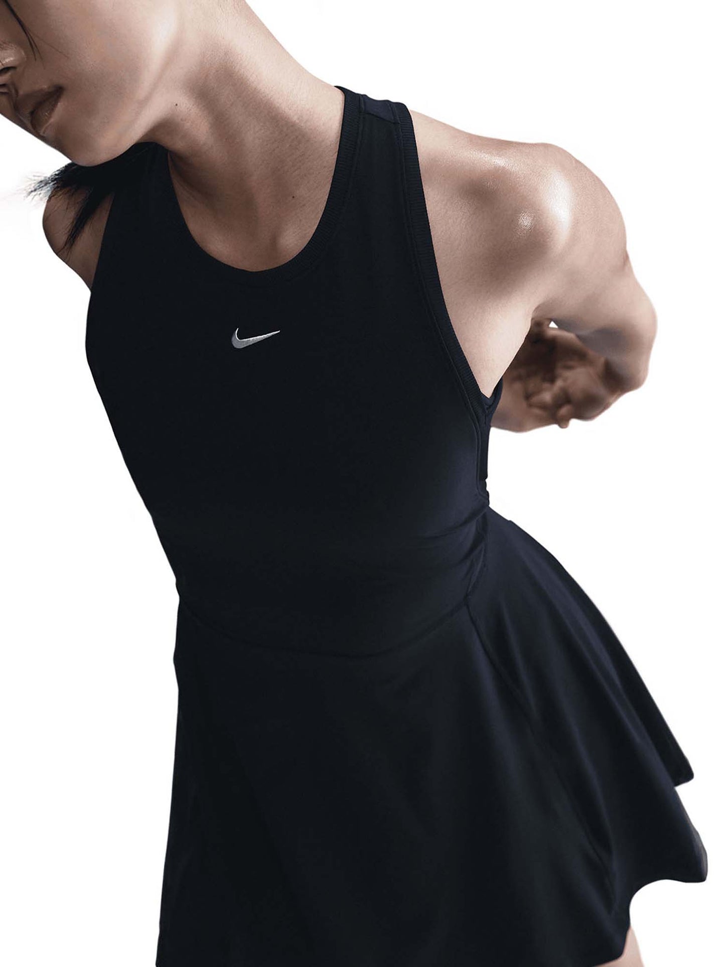 Nike Victory, vestito sportivo da donna nero per la primavera estate