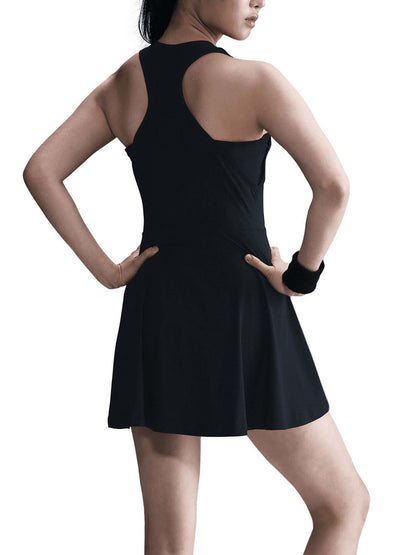 Nike Victory, vestito sportivo da donna nero per la primavera estate