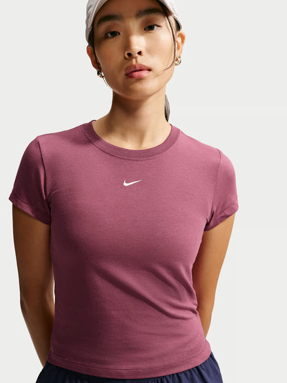 Nike t-shirt mm da donna rosa antico