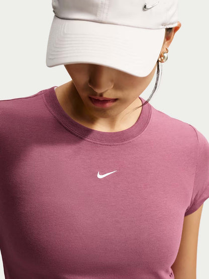 Nike Sportswear Chill Knit, t-shirt maniche corte da donna rosa