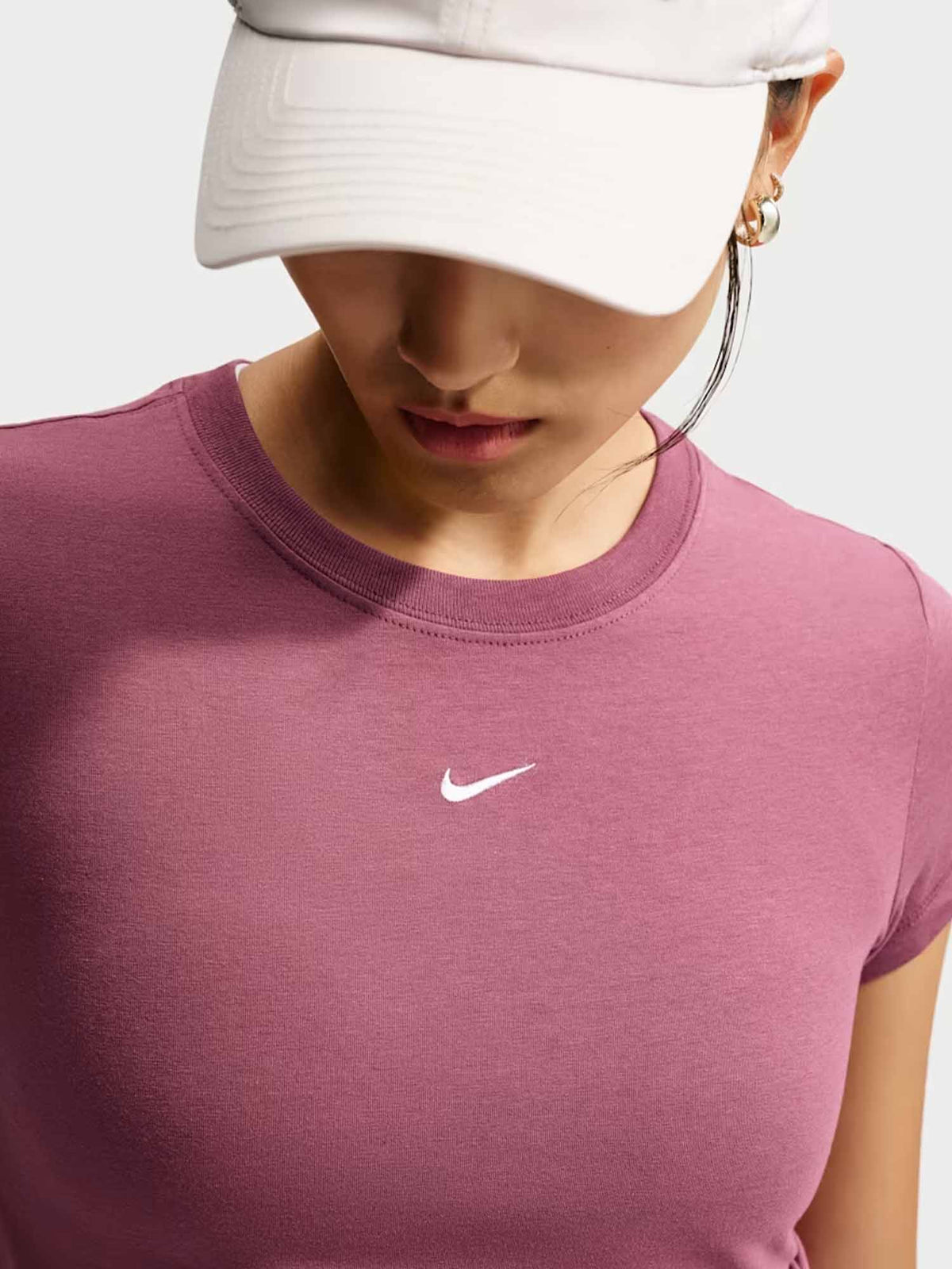 Nike t-shirt mm da donna rosa antico