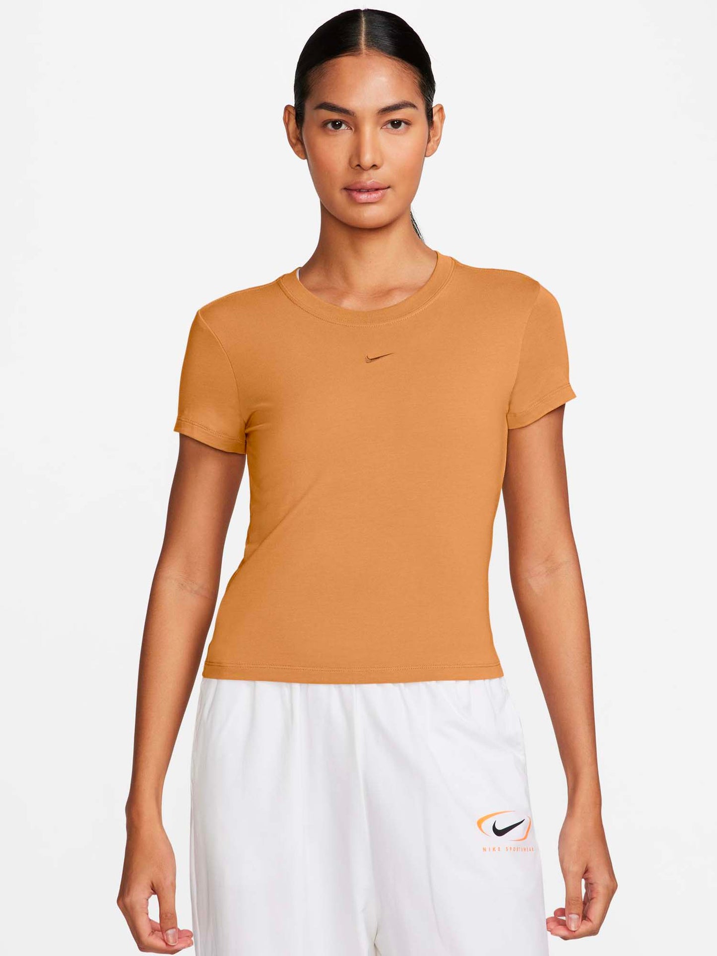 T-SHIRT CROP CHILL NIKE DA DONNA OCRA