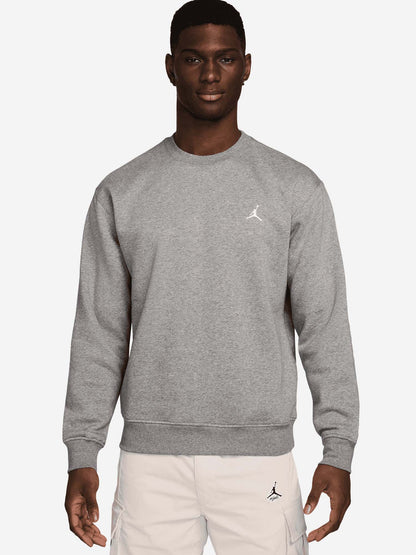 FELPA GIROCOLLO BROOKLYN JORDAN DA UOMO GRIGIO