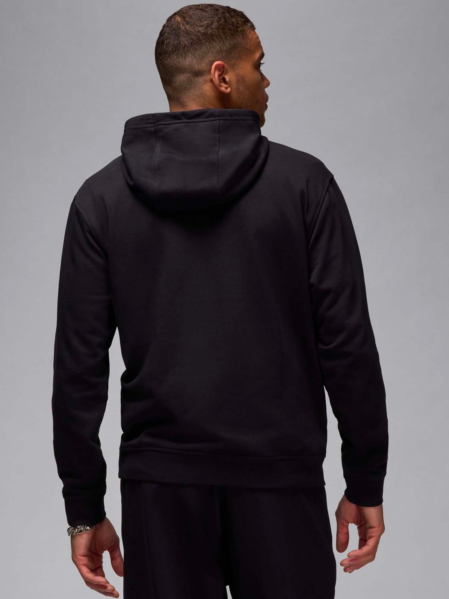 Felpa con cappuccio Jordan Dri-FIT da uomo nera