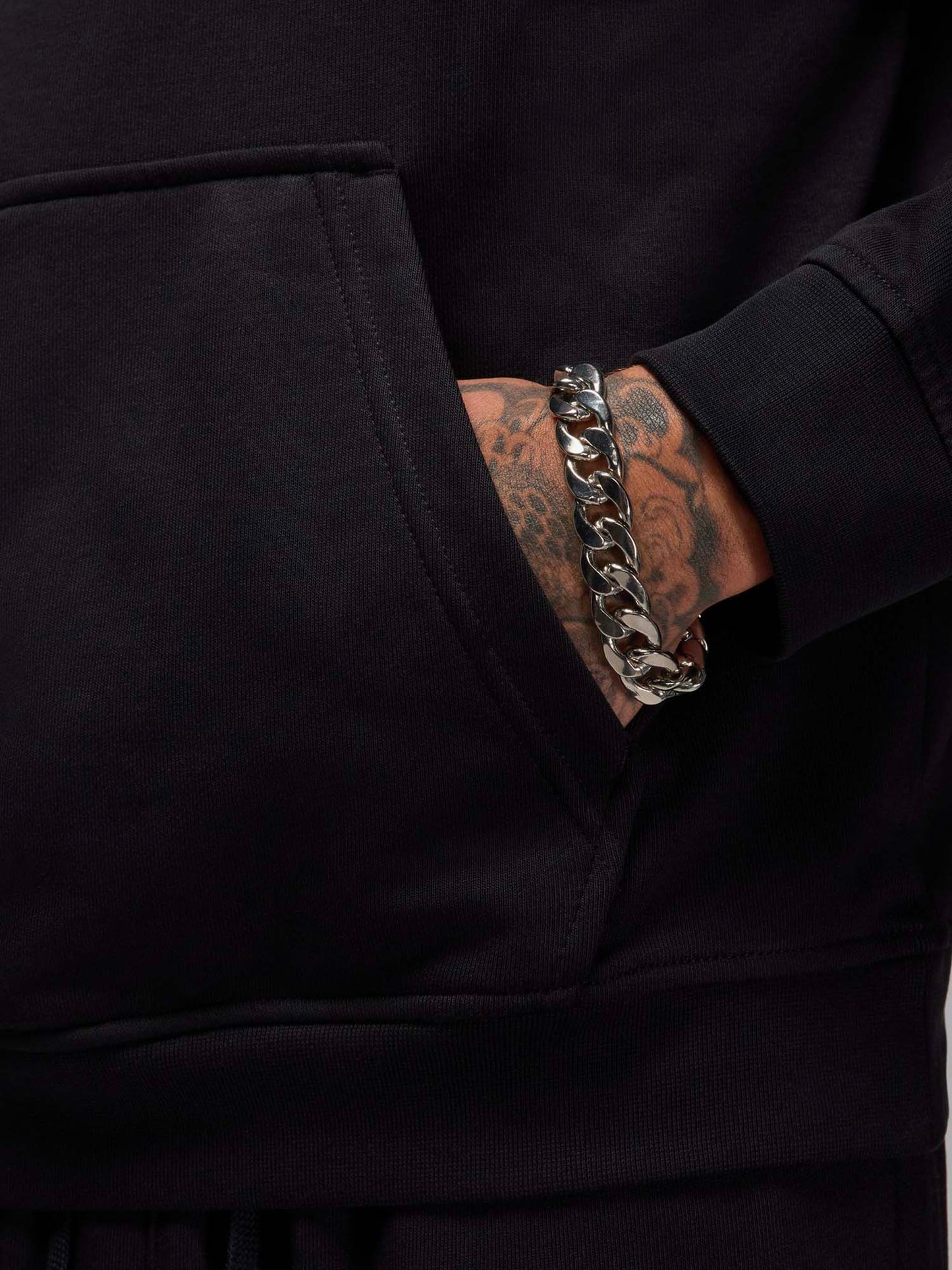Felpa con cappuccio Jordan Dri-FIT da uomo nera