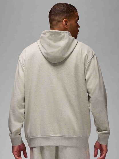 Felpa con cappuccio Jordan Dri-FIT da uomo grigia per il basket