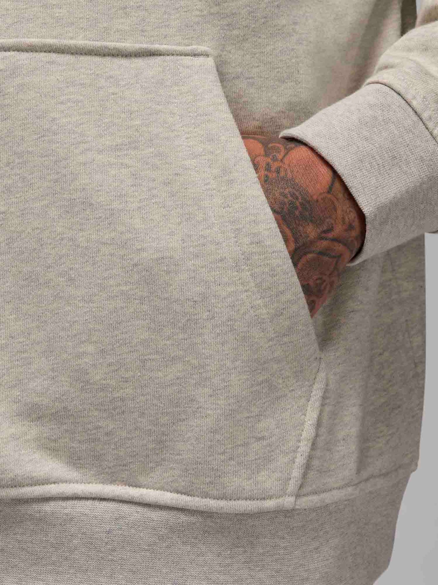 Felpa con cappuccio Jordan Dri-FIT da uomo grigia per il basket