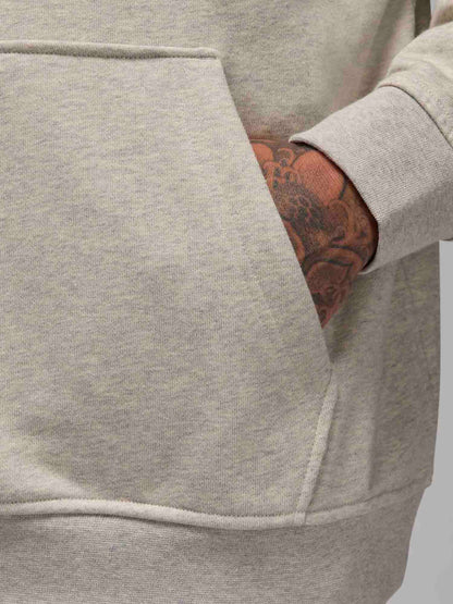 Felpa con cappuccio Jordan Dri-FIT da uomo grigia per il basket