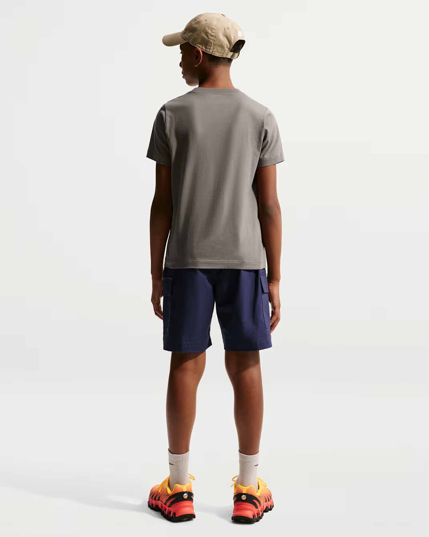 Nike Sportswear, t-shirt manica lunga da unisex bambino grigia