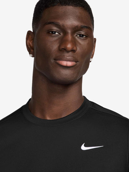 T-SHIRT DA TENNIS DRI-FIT NIKE DA UOMO NERO