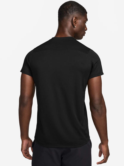 T-SHIRT DA TENNIS DRI-FIT NIKE DA UOMO NERO