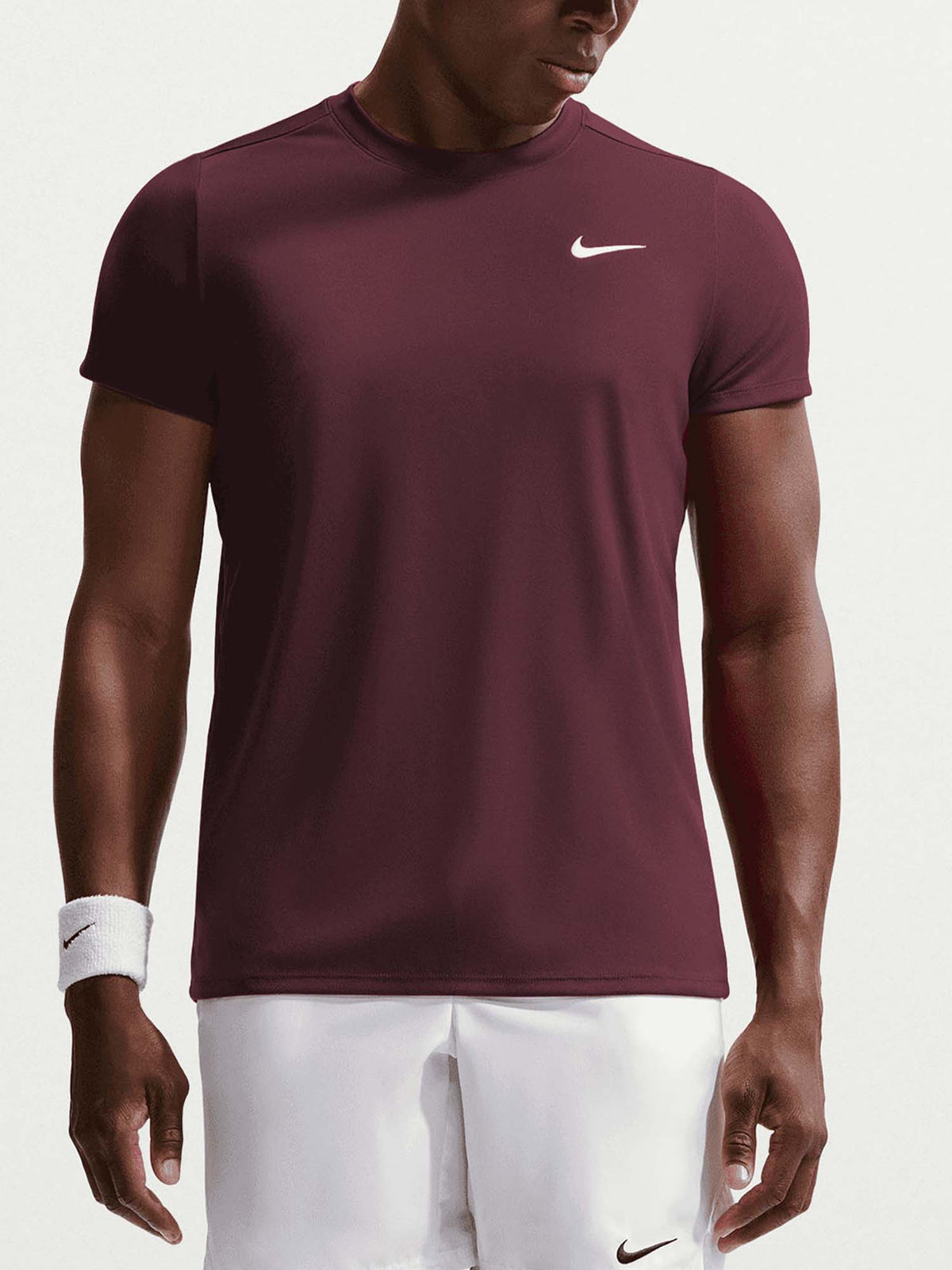 Nike Court Victory, t-shirt da uomo bordeaux