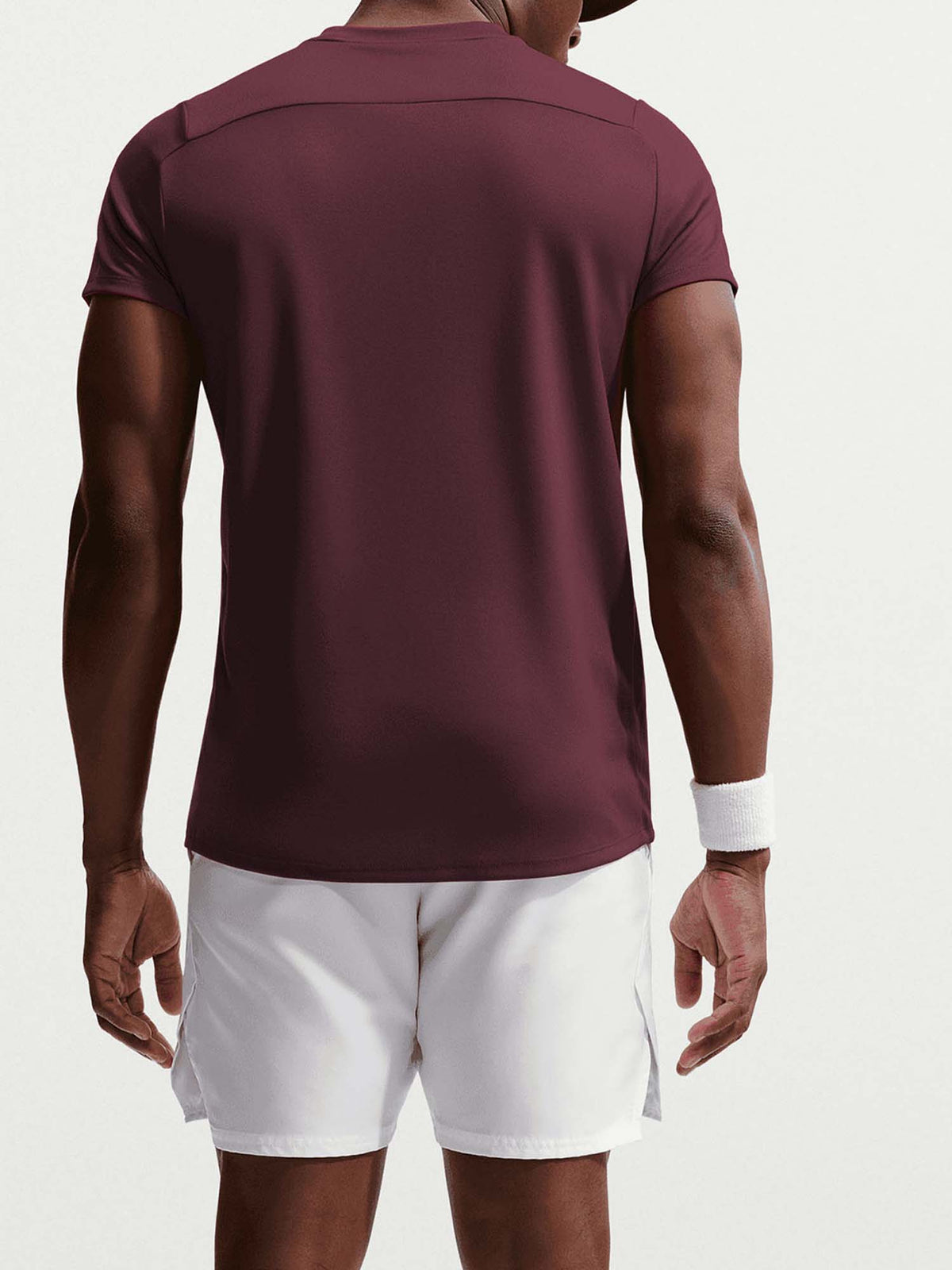 Nike Court Victory, t-shirt da uomo bordeaux