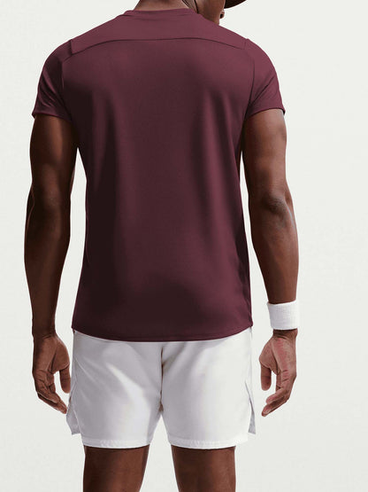 Nike Court Victory, t-shirt da uomo bordeaux