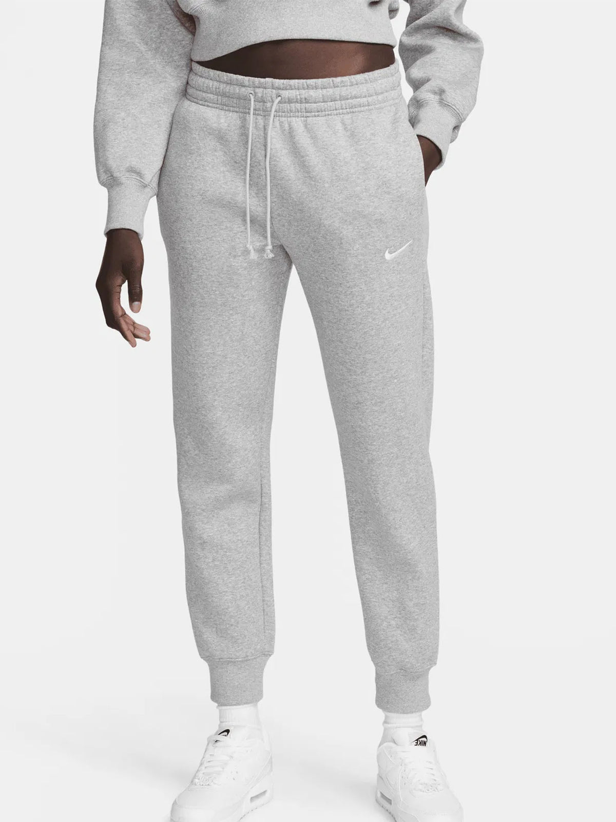 Nike aa panta fl pantalone da donna grigio