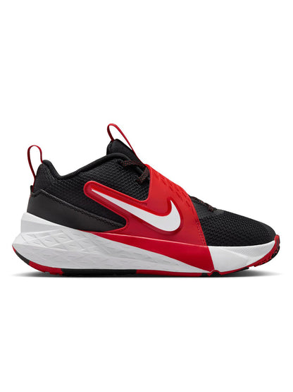 SCARPA BASKET TEAM HUSTLE D NIKE DA BAMBINO NERO ROSSO