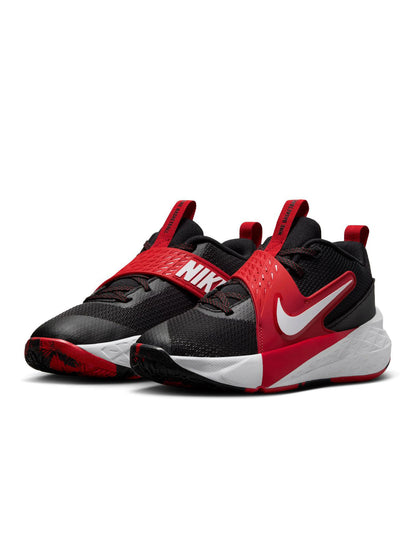 SCARPA BASKET TEAM HUSTLE D NIKE DA BAMBINO NERO ROSSO