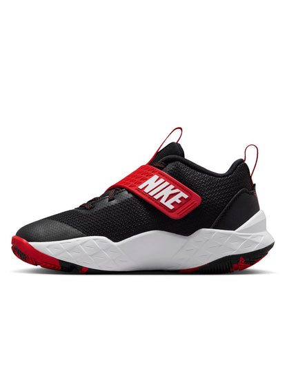 SCARPA BASKET TEAM HUSTLE D NIKE DA BAMBINO NERO ROSSO