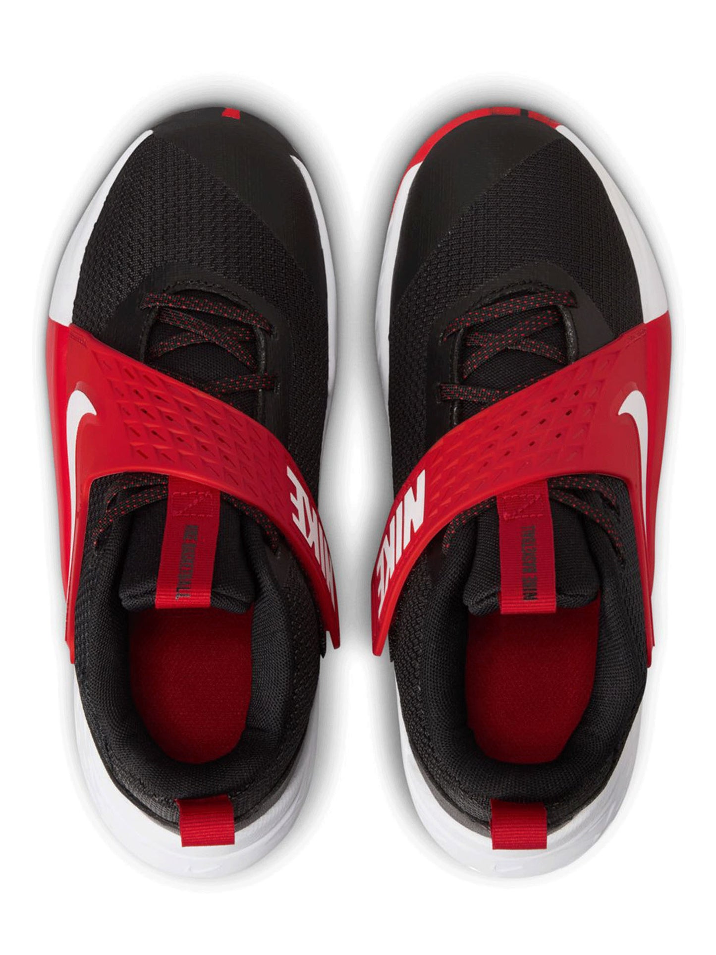 SCARPA BASKET TEAM HUSTLE D NIKE DA BAMBINO NERO ROSSO