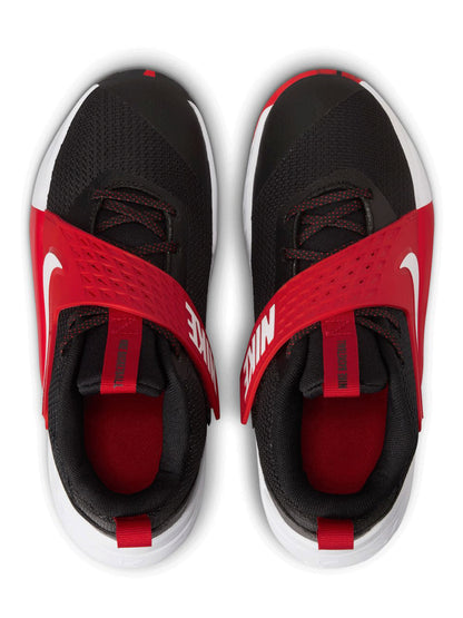 SCARPA BASKET TEAM HUSTLE D NIKE DA BAMBINO NERO ROSSO