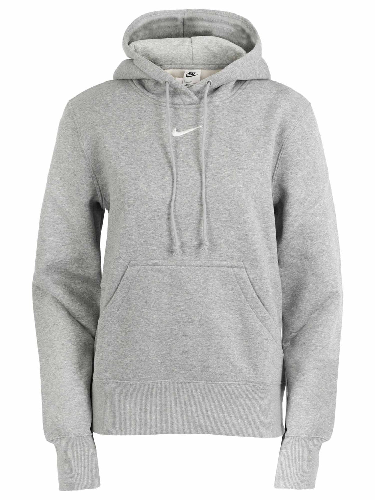 FELPA CON CAPPUCCIO NIKE DA DONNA  GRIGIO