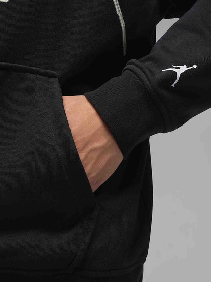 FELPA CON CAPPUCCIO JORDAN DA UOMO NERO