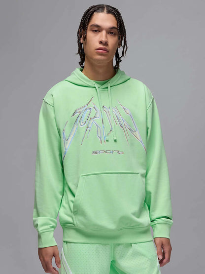 FELPA CON CAPPUCCIO JORDAN DA UOMO GIALLO FLUORESCENTE