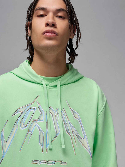 FELPA CON CAPPUCCIO JORDAN DA UOMO GIALLO FLUORESCENTE