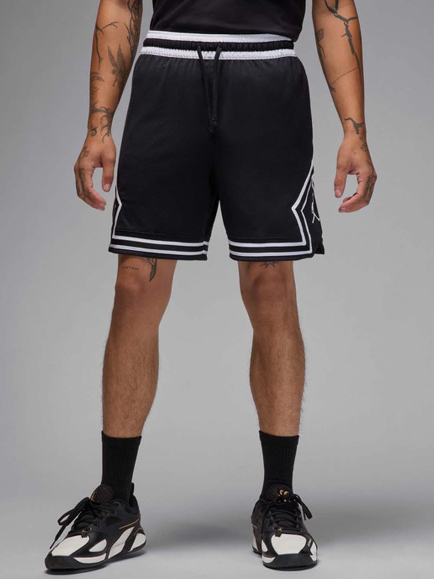 SHORT SPORTIVO JORDAN DA UOMO NERO BIANCO