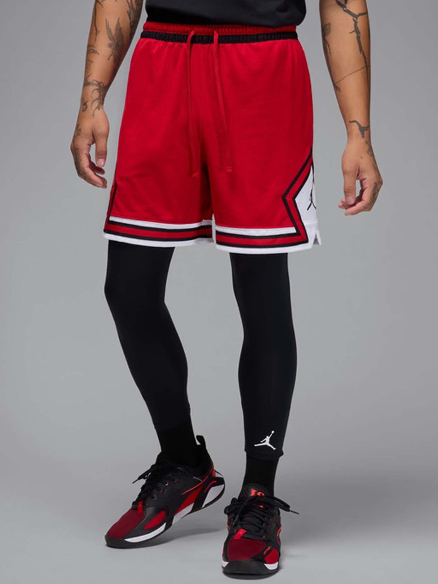 SHORT SPORTIVO JORDAN DA UOMO ROSSO
