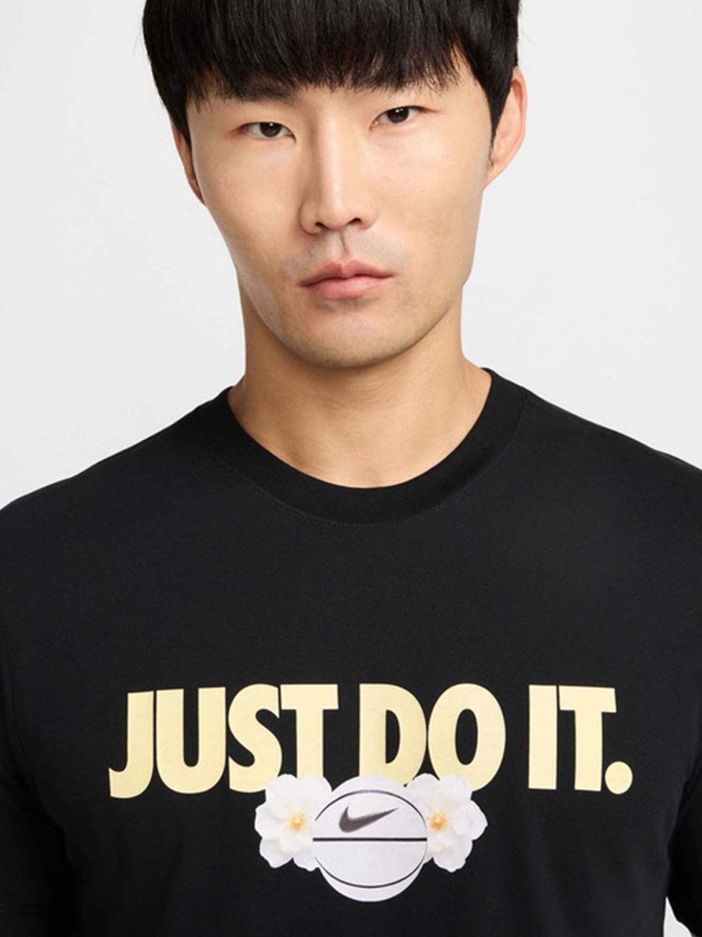 T-SHIRT CON MAXI LOGO NIKE DA UOMO NERO