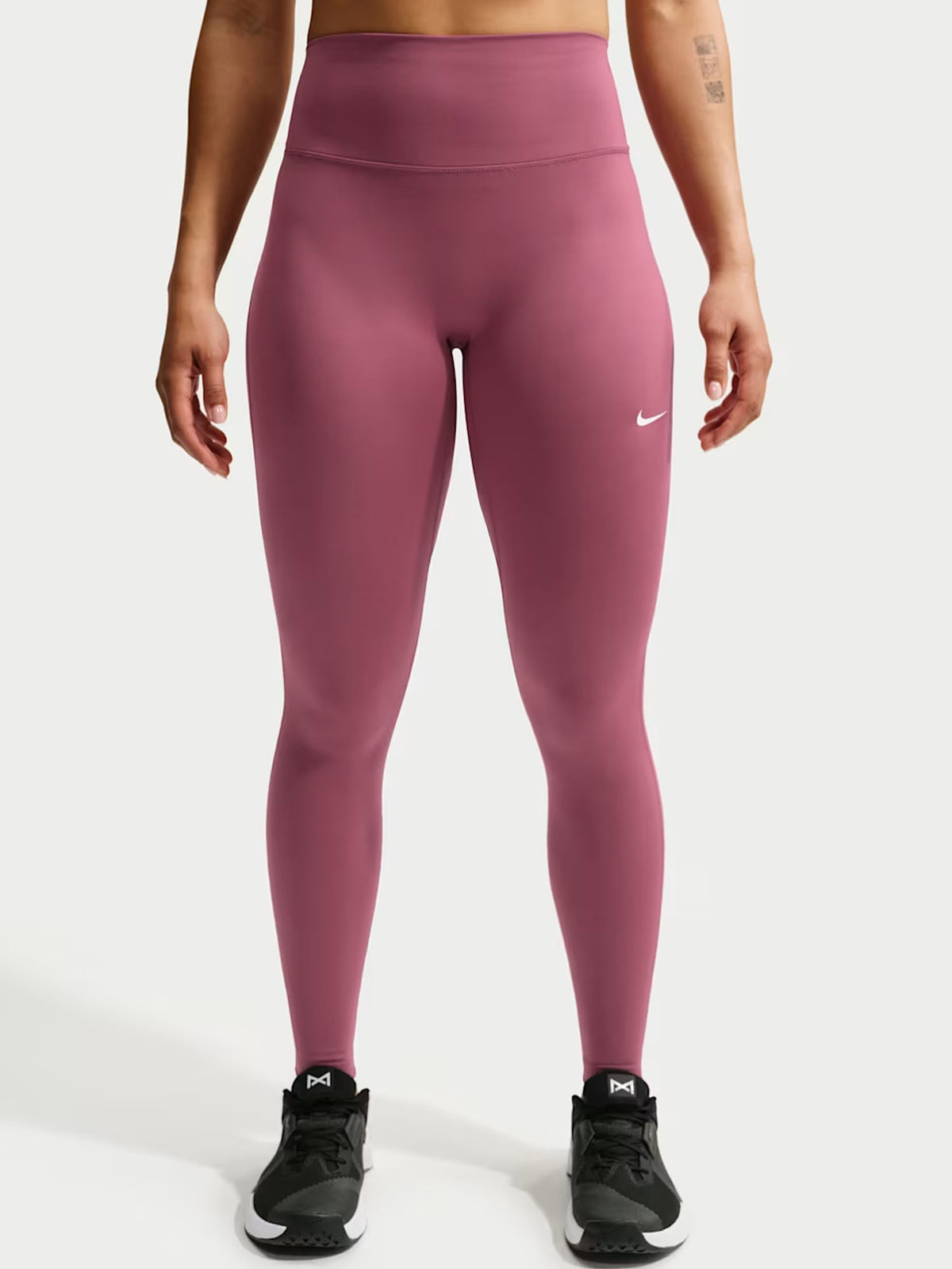 Nike one seamless leggings training da donna rosa antico