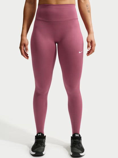 Nike one seamless leggings training da donna rosa antico