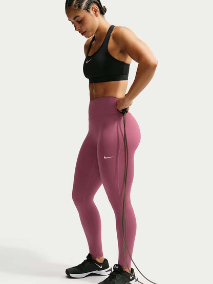 Nike One Seamless, leggings da donna fucsia