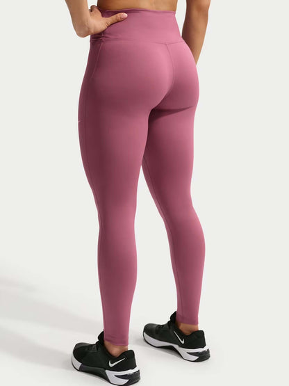 Nike One Seamless, leggings da donna fucsia