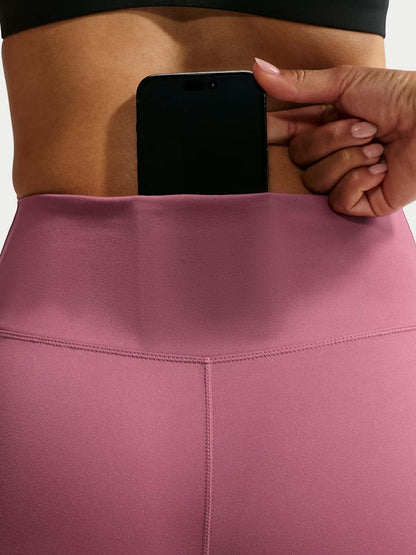 Nike One Seamless, leggings da donna fucsia