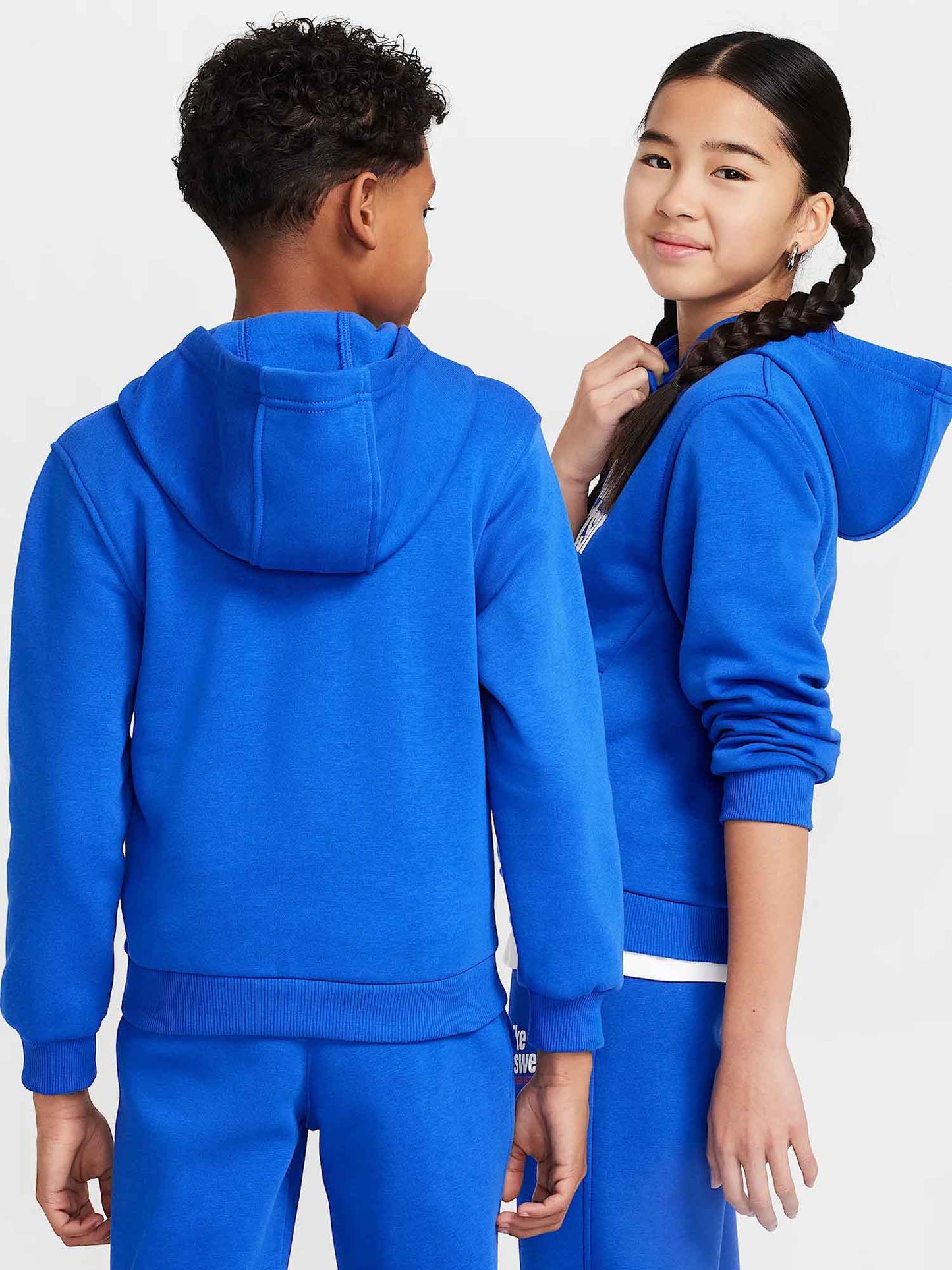 FELPA CON TASCA A MARSUPIO NIKE DA BAMBINO ROYAL